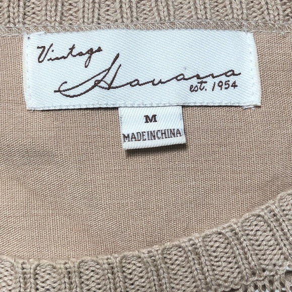 Vintage Havana | Leather Back High Low Sweater - Picture 4 of 5